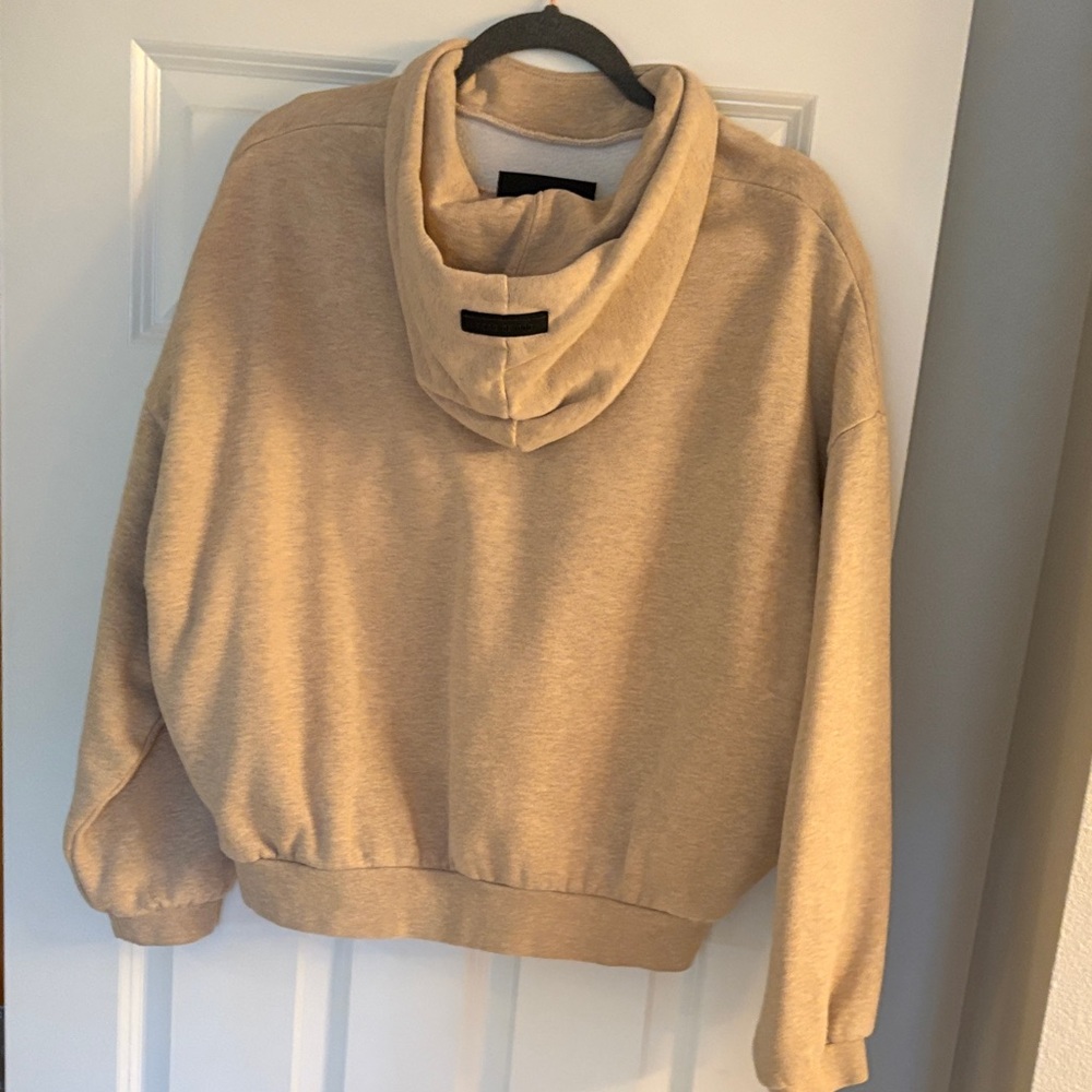 Essentials Tan Logo Pullover - Picture 4 of 5